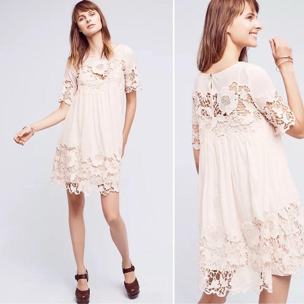 Holding Horses Pale Pink Lace Dress